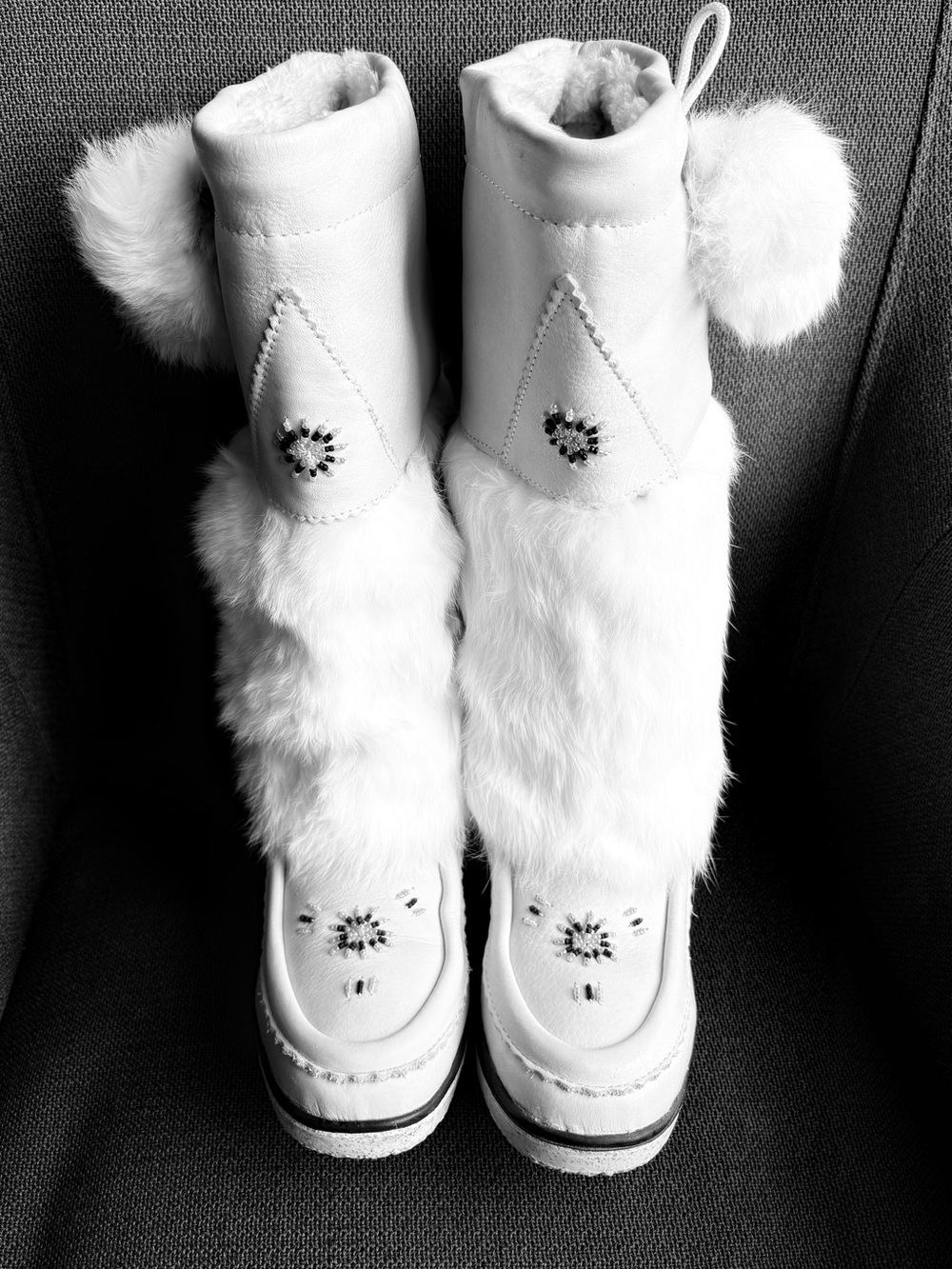 Barbo Faux Suede & Fur Lined Boots, size 8